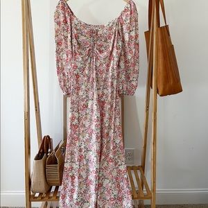 H&M Floral Midi Dress